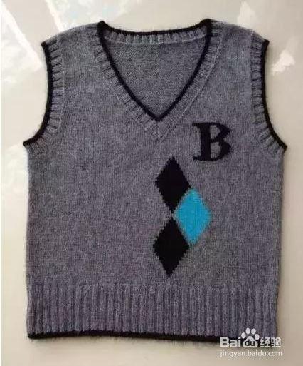 成人背心钩结图解视频